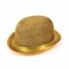 Gold Bowler Hat (Lurex) -FANCY THAT FANCY DRESS Sales BH445