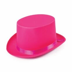 Top Hat Pink Satin