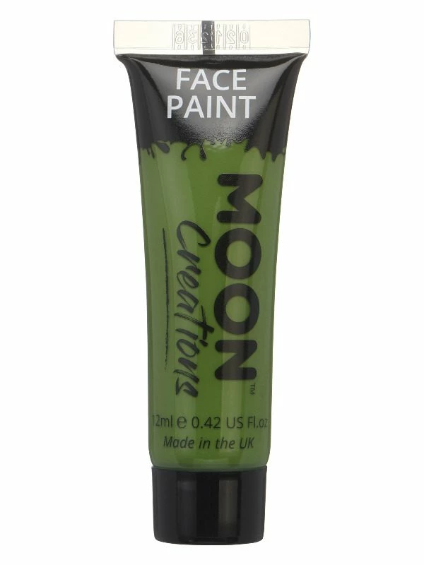Smiffys Moon Creations Face & Body Paint, Green 3 Smiffys Moon Creations Face & Body Paint, Green