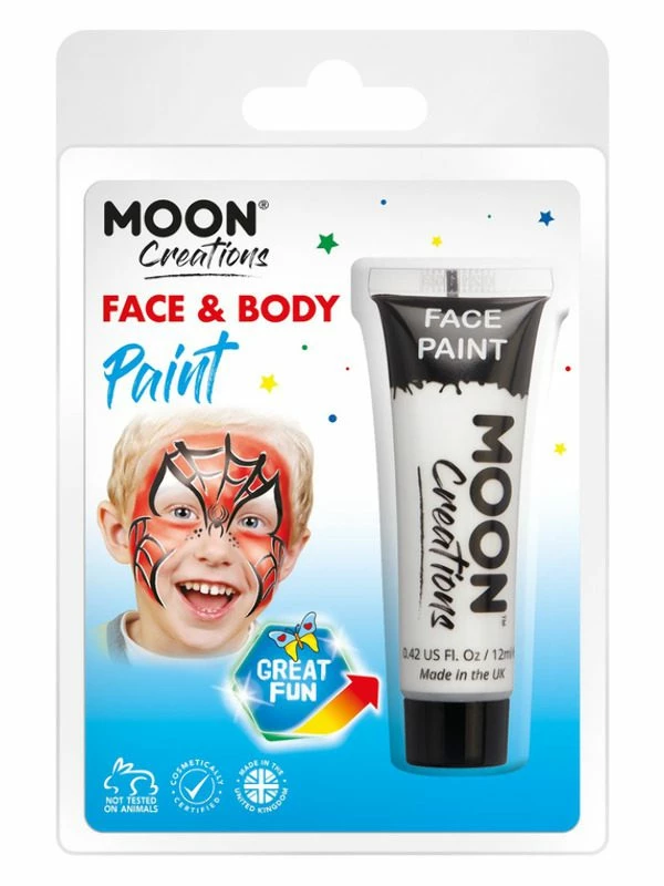 Smiffys Moon Creations Face & Body Paint, White 3 Smiffys Moon Creations Face & Body Paint, White