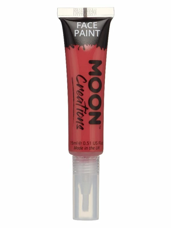Smiffys Moon Creations Face & Body Paints, Red 3 Smiffys Moon Creations Face & Body Paints, Red