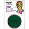 Smiffys Moon Creations Pro Face Paint Cake Pot, Dark Green -FANCY THAT FANCY DRESS Sales C24289 2