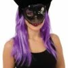 Transparent Sugar Skull Pirate Mask -FANCY THAT FANCY DRESS Sales EM775 scaled 1