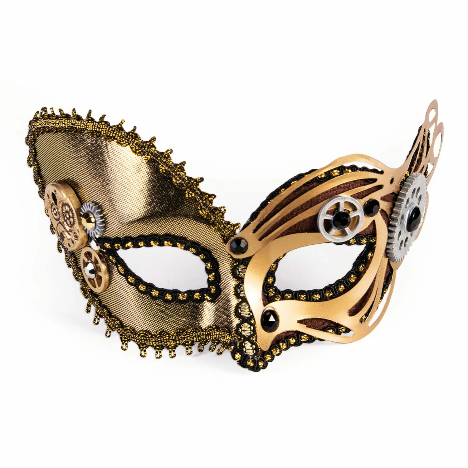 Steampunk Metallic Mask 3 Steampunk Metallic Mask