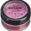 Smiffys Moon Glitter Holographic Glitter Shakers, Pink -FANCY THAT FANCY DRESS Sales G00528 1