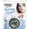 Smiffys Moon Glitter Holographic Glitter Shapes, Silver -FANCY THAT FANCY DRESS Sales G05134 4