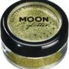 Smiffys Moon Glitter Classic Fine Glitter Shakers, Gold