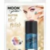 Smiffys Moon Glitter Holographic Nail Polish, Blue -FANCY THAT FANCY DRESS Sales G07145 2