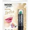 Smiffys Moon Glitter Holographic Glitter Lipstick, Green 2 Smiffys Moon Glitter Holographic Glitter Lipstick, Green -FANCY THAT FANCY DRESS Sales G07671