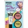 Smiffys Moon Glitter Pastel Glitter Shakers,