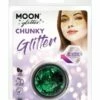 Smiffys Moon Glitter Classic Chunky Glitter, Green 1 Smiffys Moon Glitter Classic Chunky Glitter, Green -FANCY THAT FANCY DRESS Sales G20168 2