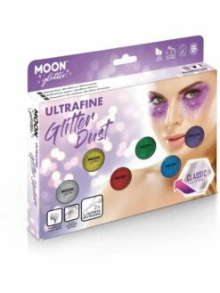 Smiffys Moon Glitter Classic Ultrafine Glitter Dust