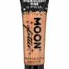 Smiffys Moon Glitter Iridescent Glitter Gel, Orange