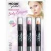 Smiffys Moon Glitter Iridescent Body Crayons, -FANCY THAT FANCY DRESS Sales G23770 3