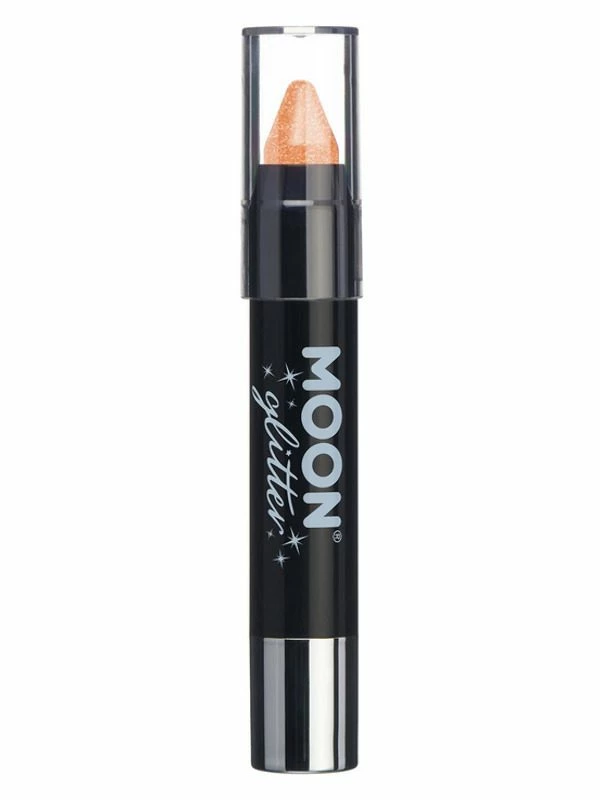 Smiffys Moon Glitter Iridescent Body Crayons, Orange 3 Smiffys Moon Glitter Iridescent Body Crayons, Orange