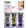 Smiffys Moon Glitter Classic Chunky Glitter Gel, 1 Smiffys Moon Glitter Classic Chunky Glitter Gel, -FANCY THAT FANCY DRESS Sales G25699