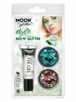 Smiffys Moon Glitter Mystic Bio Chunky Glitter, Clamshell