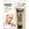 Smiffys Moon Glitter Holographic Fine Glitter Gel, Gold -FANCY THAT FANCY DRESS Sales G30518 2