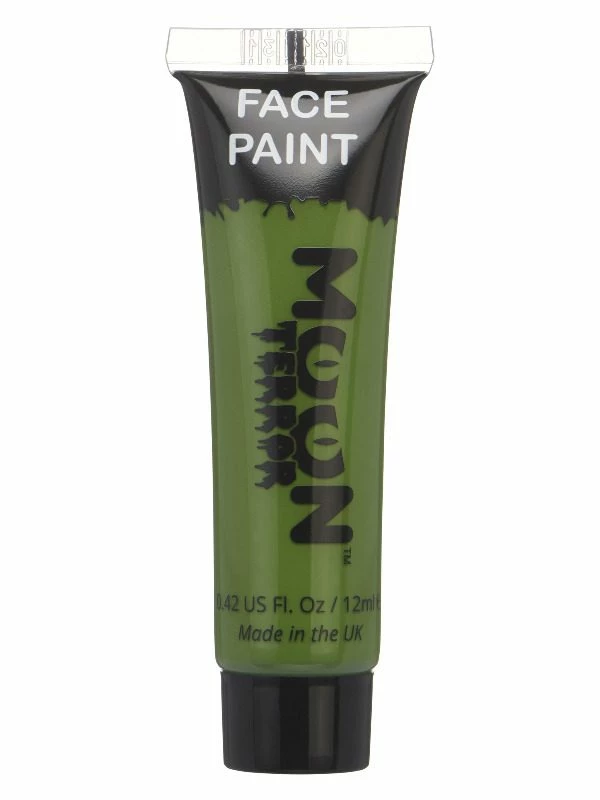 Smiffys Moon Terror Halloween Face & Body Paint, Green 3 Smiffys Moon Terror Halloween Face & Body Paint, Green