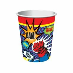 Super Hero Paper Cups