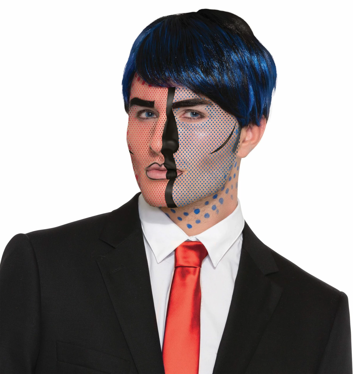 Pop Art Face Tattoo 3 Pop Art Face Tattoo