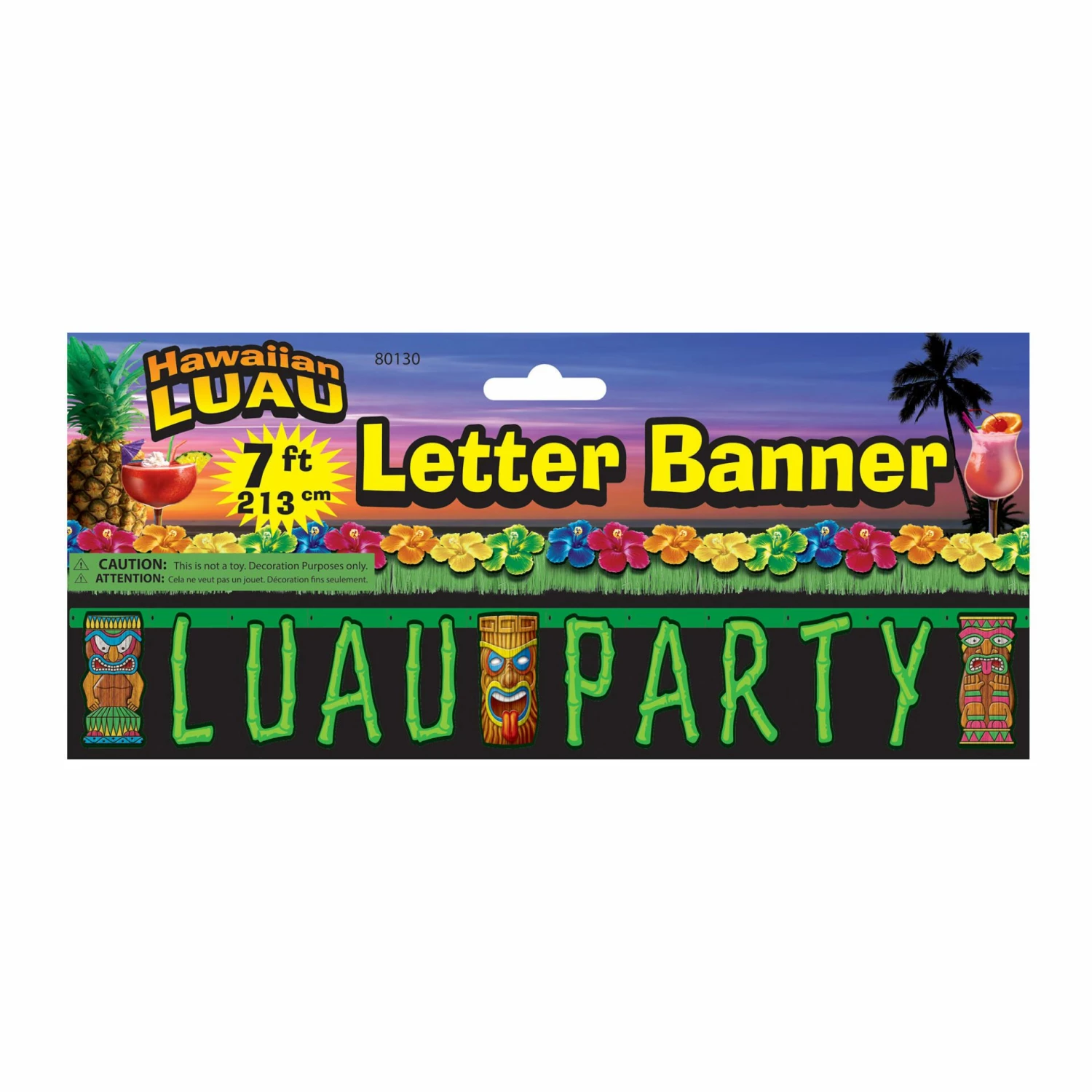 Hawaiian Party Letter Banner 3 Hawaiian Party Letter Banner